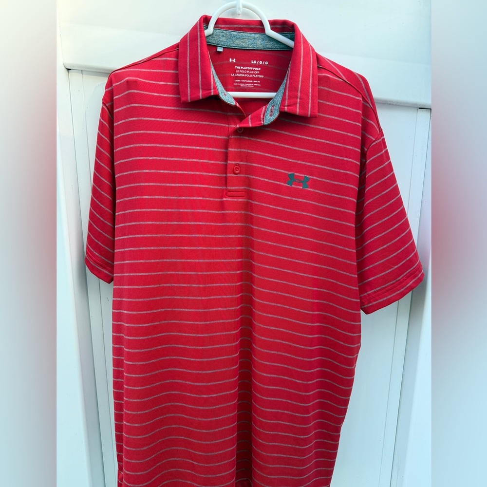 Under Armour men’s Playoff Golf Polo shirt.